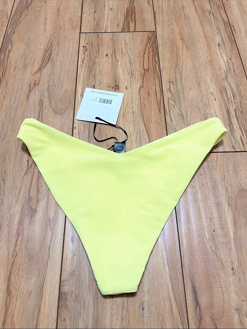 NWT Beach Riot Vanessa Bikini Bottom in Butter Blossom - Picture 7 of 8